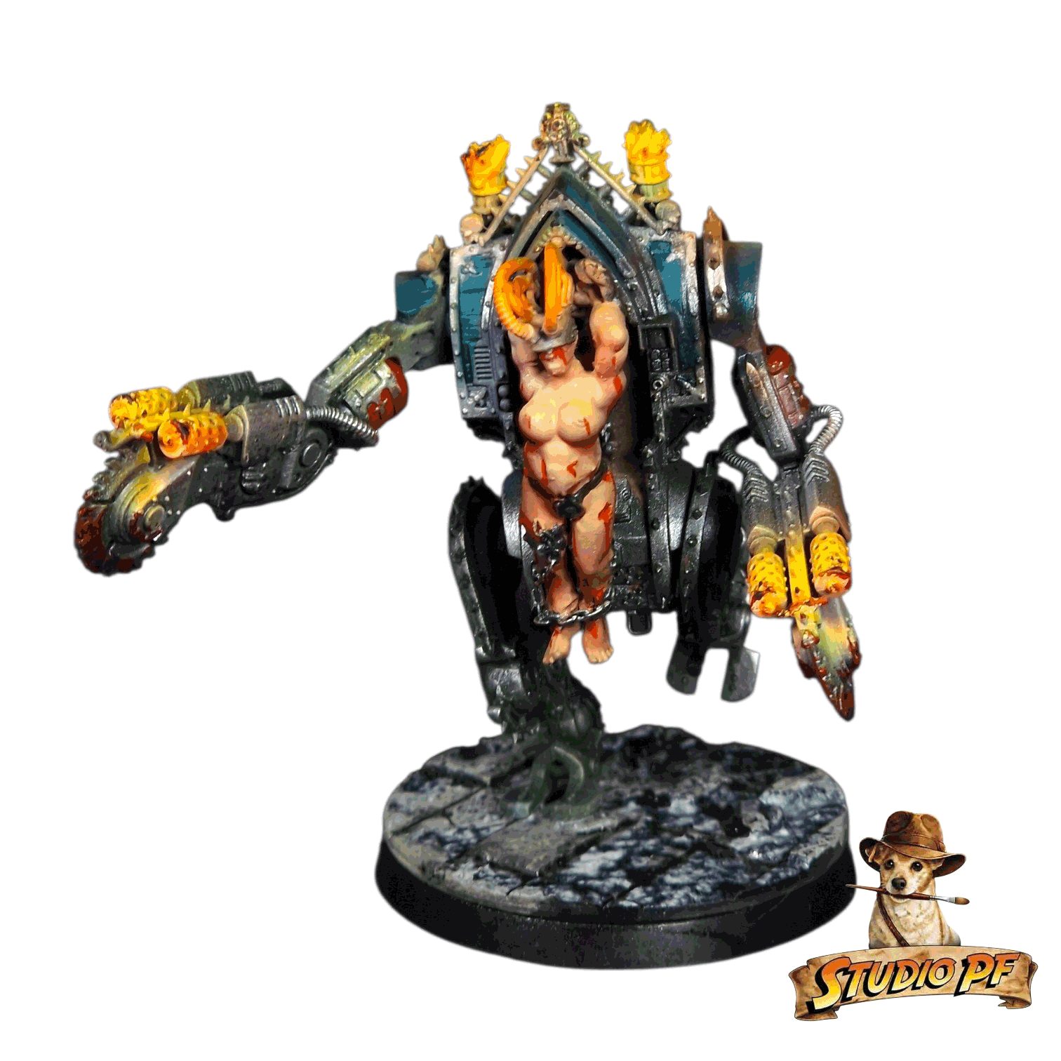 Exemple de figurine créée avec plusieurs modèles