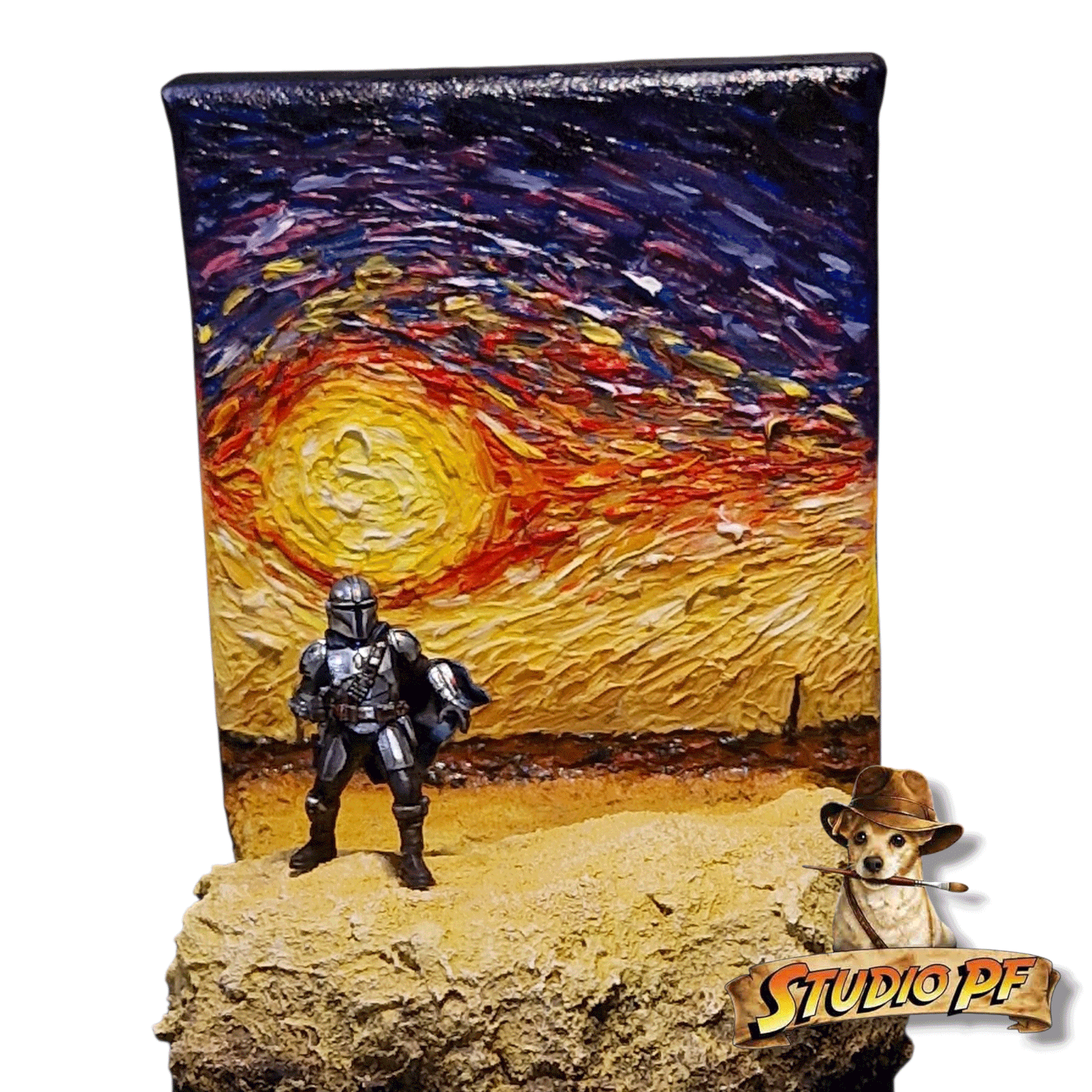 Diorama peint par Studio PF